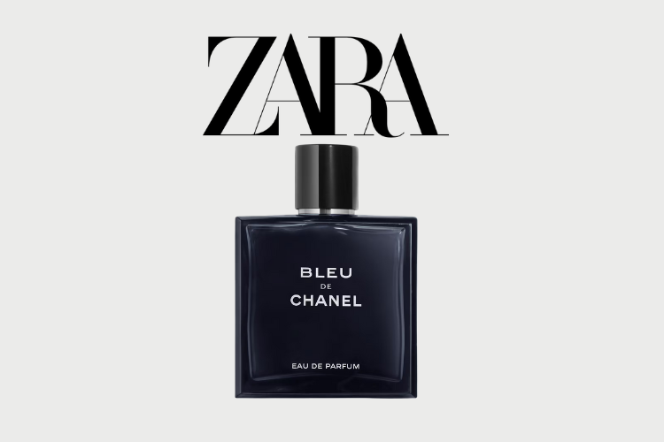Dupe Bleu Chanel Zara
